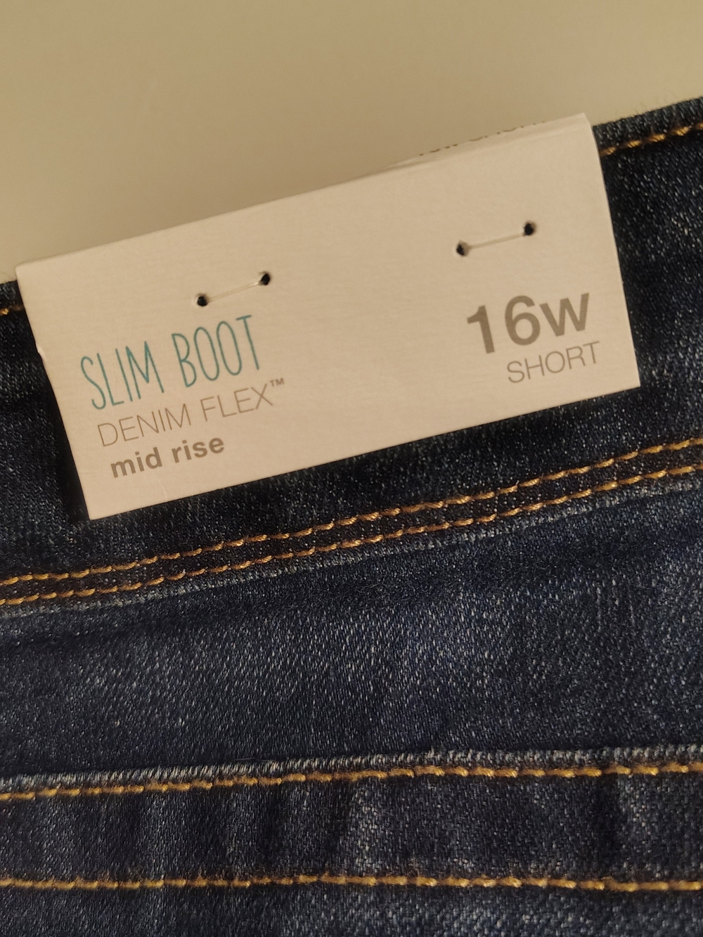 Maurices Slim Boot Jeans in Dark Blue Denim